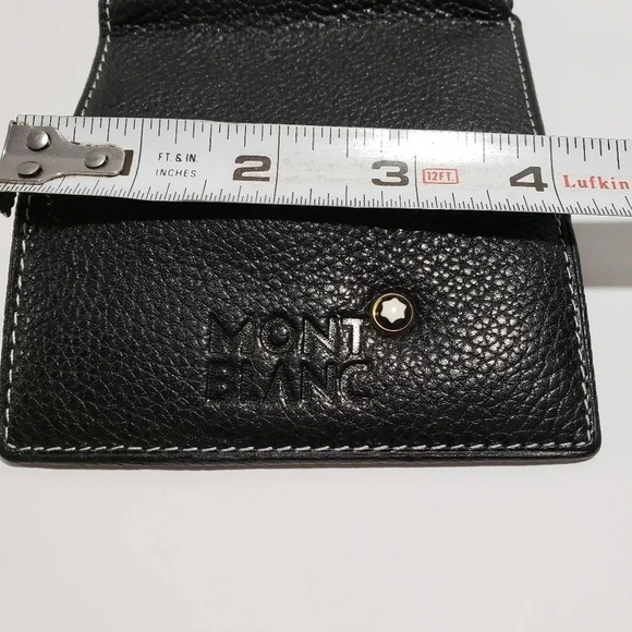 Montblanc Black Leather Mens  Mini Wallet - Picture 12 of 12